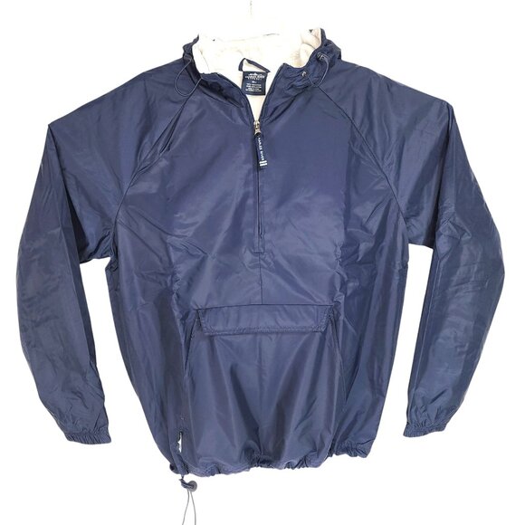 CHARLES RIVER-Jacket-SMALL-MEN/WOMEN- Wind/Rain-BLUE-Hooded--NWT- Unisex - Picture 4 of 16